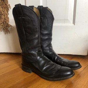 Women's Justin Roper Cowboy boots Black 8 1/2